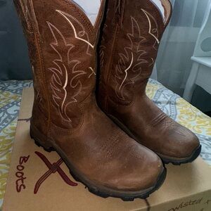 Brown Western Cowboy Boots